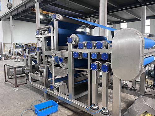 帶式壓榨機可用于菠菜榨汁 